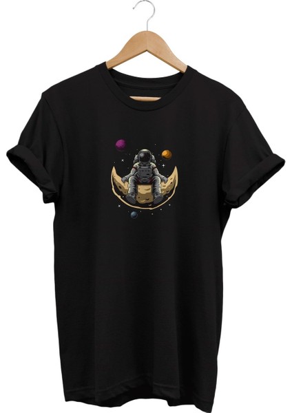 Astronot Baskılı T-Shirt