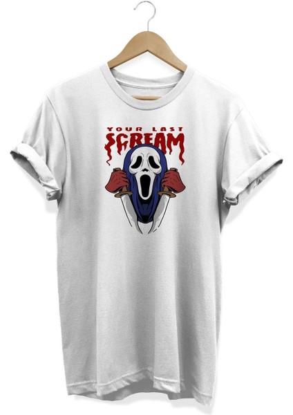 Scream Baskılı T-Shirt