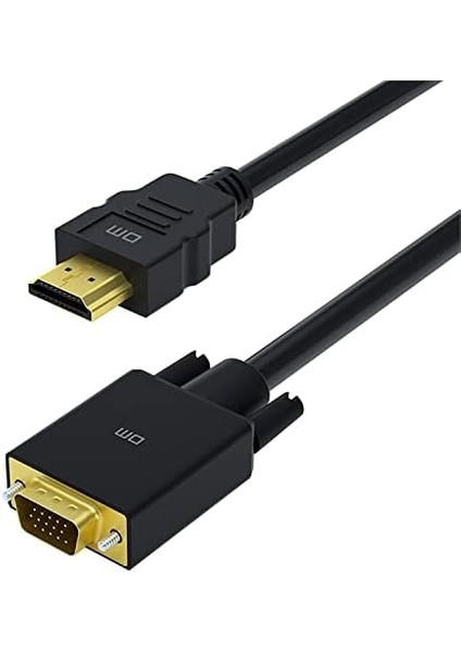 CHB033 HDMI To VGA Görüntü Aktarım Kablosu 1.8 Metre