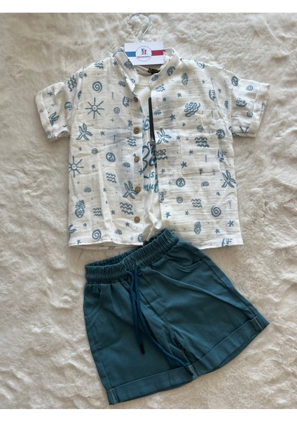 Beach Gömlekli 3 Lü Takım