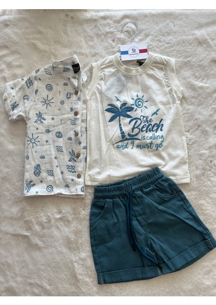 Beach Gömlekli 3 Lü Takım fiyatları