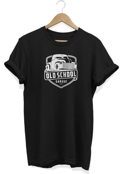 Old School Baskılı T-Shirt