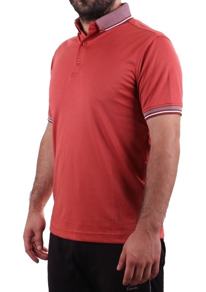 Twister 2305 Tarçın Günlük Kısa Kol Normal Kesim Pamuklu Polo Yaka Erkek Tişört modelleri