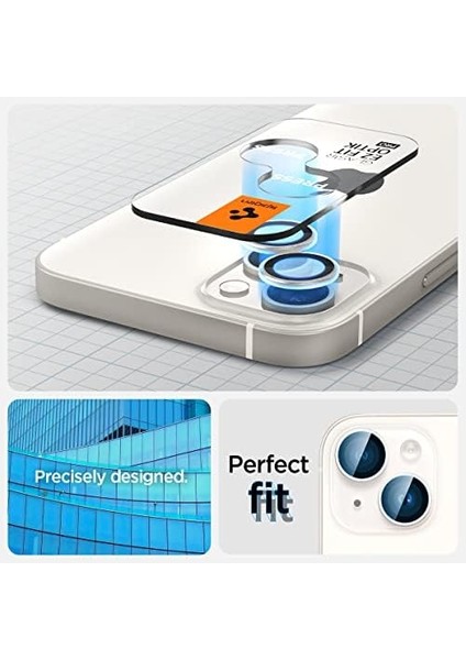 iPhone 15 / 15 Plus / 14 / 14 Plus Kamera Lens Camı Koruyucu Glas.tr Ez Fit Optik Pro (2 Adet) Starlight - AGL05604 fiyatları
