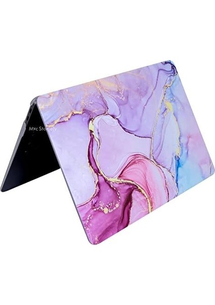 Macbook Air M1 Kılıf 13 Inç MARBLE15NL (Touchıd'li M1 Air) A2337 A2179 A1932 ile Uyumlu Açık Pembe fiyatları