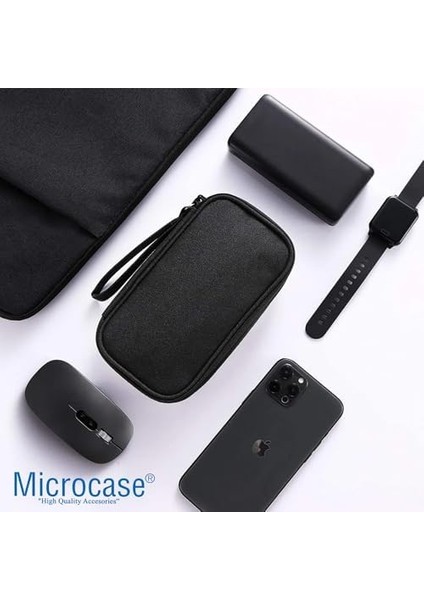 Taşınabilir Su Geçirmez Çift Katman Fermuarlı 8 Bölmeli Hard Disk Seyahat Çantası Organizer AL4210 modelleri