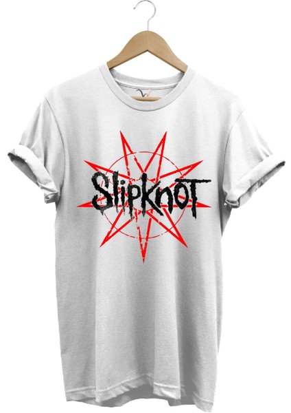 Slipknot Rock Metal Müzik Grubu Stars Baskılı Regular Fit T-Shirt