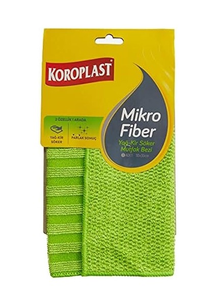 Mikrofiber Yağ & Kir Sökücü Mutfak Bezi Tekli, Çift Taraflı Hızlı Kuruyan Mikrofiber Mutfak Temizlik Bezi 30X30 Cm, Tüy ve Çizik Bırakmayan Ev, Ocak ve Fırın Için Yağ ve Kir Sökücü Tasarım modelleri
