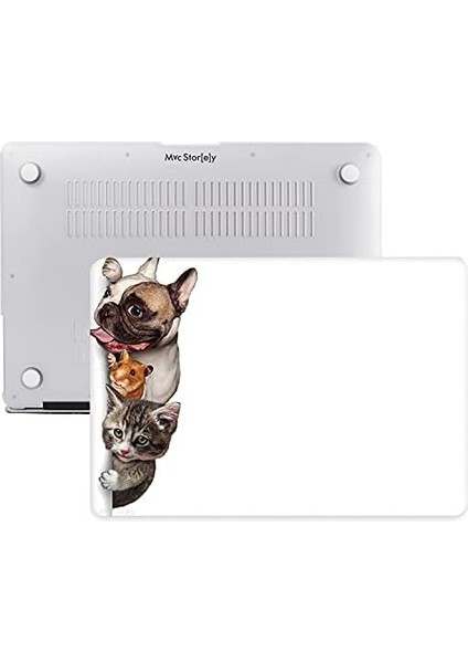 Macbook Air M1 Kılıf 13INÇ ANIMAL01NL (Touchıd'li M1 Air) A2337 A2179 A1932 ile Uyumlu R-274 modelleri