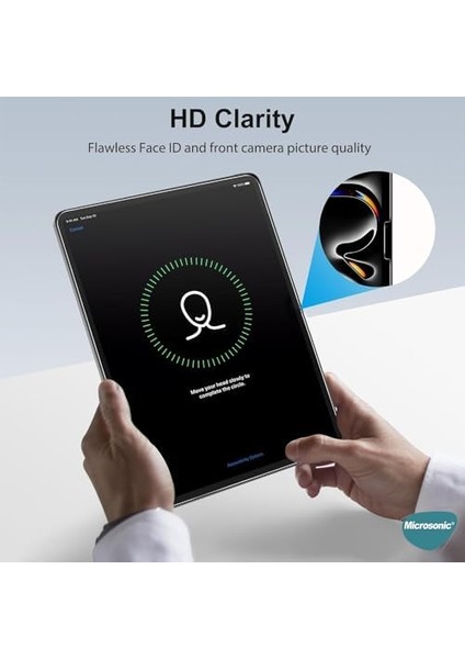 Apple iPad Air 11 2024 (A2902-A2903) Tempered Glass Cam Ekran Koruyucu [ipad Air 11 2024 ile Uyumlu Ekran Koruyucu - Şeffaf] modelleri