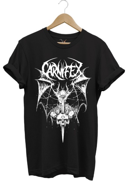 Carnifex Rock Gotik Streetwear Baskılı Regular Fit T-Shirt