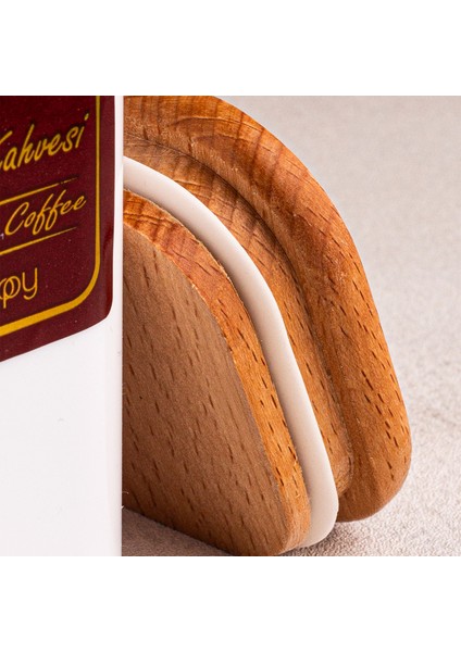 Boxy Beyaz - 6'lı Ahşap Vakumlu Kapaklı Etiketli Baharatlık Takımı 350 ml - Erzak Saklama Kabı Seti modelleri