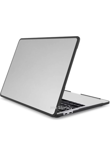 Macbook Air M1 Kılıf 13INÇ Tpu Outdoor (Touchıd'li M1 Air) A2337 A2179 A1932 ile Uyumlu Şeffaf