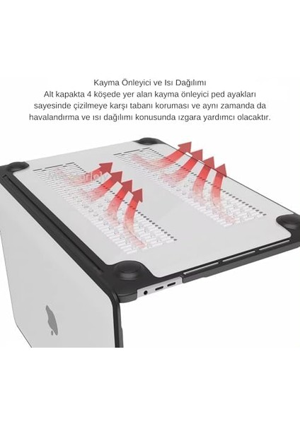 Macbook Air M1 Kılıf 13INÇ Tpu Outdoor (Touchıd'li M1 Air) A2337 A2179 A1932 ile Uyumlu Şeffaf fiyatları