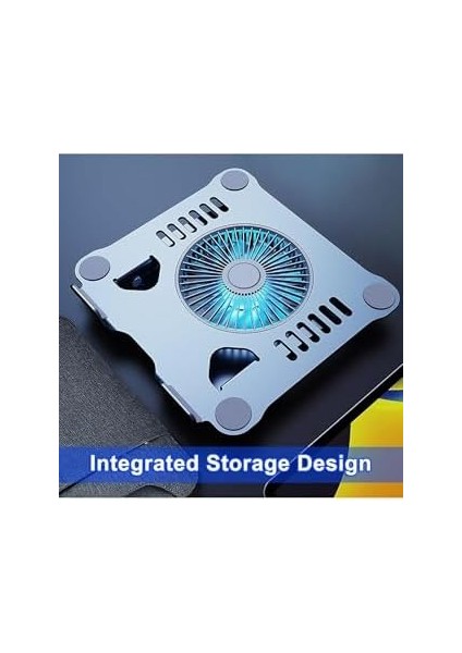 Yükseklik Alüminyum Dizüstü Bilgisayar Soğutma Standı, 3 Hız Fanlı, 10-15 Inç fiyatları