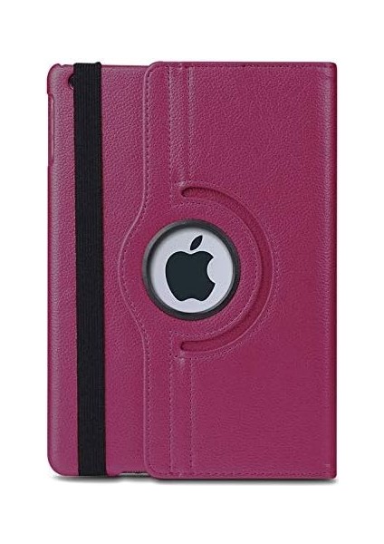 Apple iPad 10.2'' 7. Nesil (A2197-A2200-A2198) Için Kılıf 360 Rotating Stand Deri Mor [ipad 10.2 ile Uyumlu Kılıf - Mor]