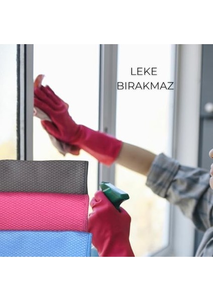Mikrofiber Cam Bezi Araba ve Ev Için - 3 Adet Set Temizlik Bezleri Cam ve Ayna Yüzeylerinde Leke Bırakmaz - Oto, Motosiklet, Mutfak, Pencere ve Ayna Silme Bezi - 40X40 cm | 3'lü Set