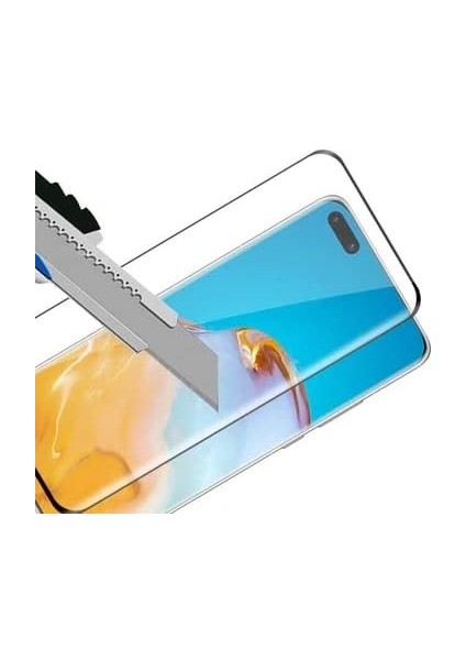 Huawei P40 Temperli 9h Sertlikte Ekran Koruyucu Cam