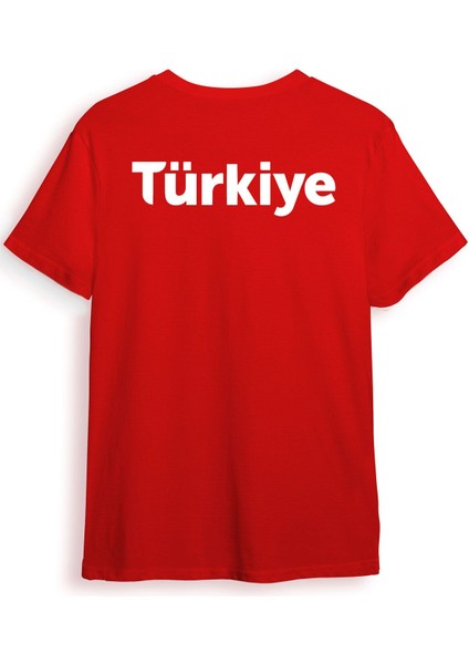 Türkiye Ön Arka Baskılı Türkiye Haritalı Noktasal Tasarım %100 Pamuk Tişört fiyatları