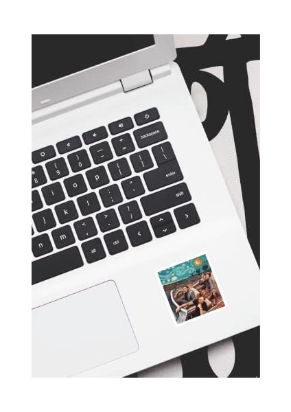 Aksesuar Art Sanat Temalı Dekoratif Laptop Notebook Tablet Telefon Sticker Set 009 modelleri