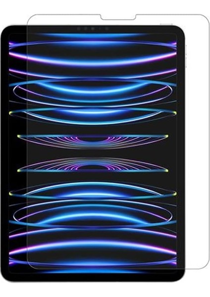 iPad Pro 11 2022 ile Uyumlu M2 Temperli Cam Premium Yüksek Kalite Ekran Koruyucu