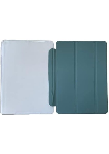Kılıf Smart Cover Standlı Uyku Modlu 9.7 Inç Yeşil Apple ipad 5. Nesil ipad 6. Nesil ipad Air ipad Air 2 9.7 Inç ile Uyumlu Ürün