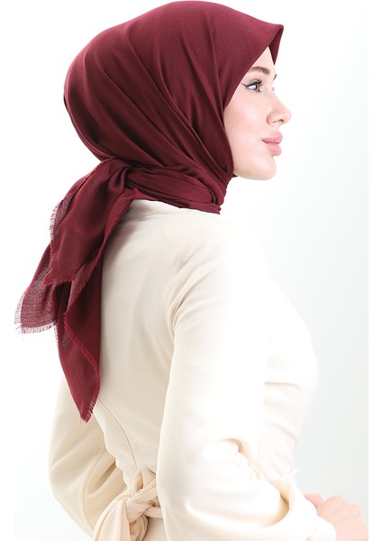 Koton Jakarlı Eşarp 90199-09 Mürdüm modelleri