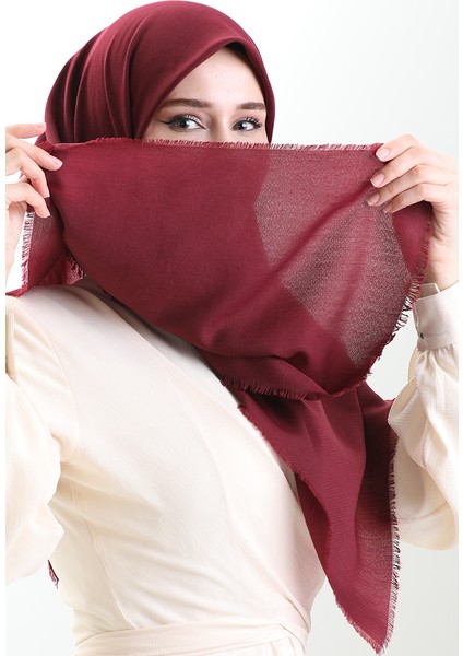 Koton Jakarlı Eşarp 90199-09 Mürdüm fırsatları