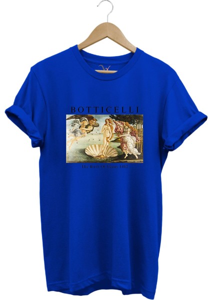 Bottıcellı Venüs Baskılı %100 Pamuk Regular Fit T-Shirt