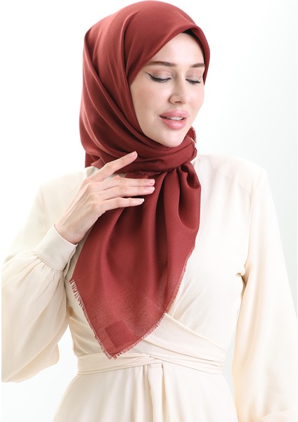 Koton Jakarlı Eşarp 90199-08 Koyu Kiremit fiyatları