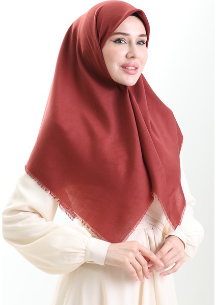 Koton Jakarlı Eşarp 90199-08 Koyu Kiremit modelleri
