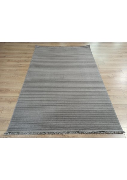 Molde 9214 Koyu Gri Koridor Halısı Kesme Yolluk Mutfak Halısı Modern Salon halısı indirimleri