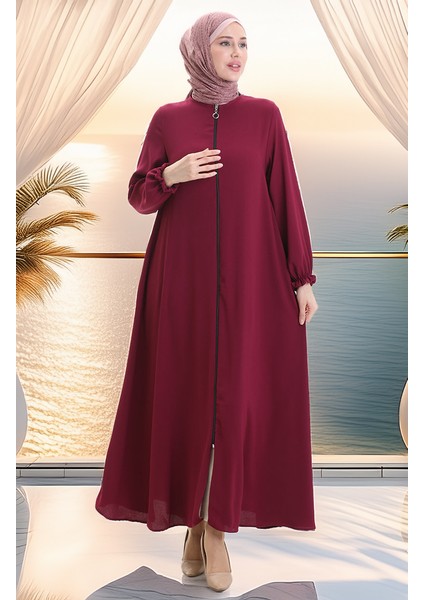 Fermuarlı Mevlana Ferace 4106-05 Bordo modelleri