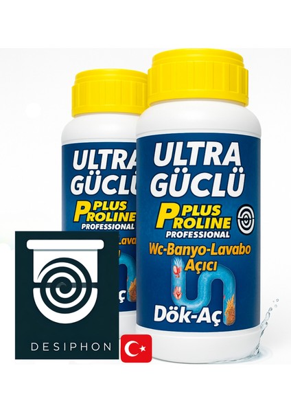2 Adet 500 gr Dök- Aç Lavabo Açıcı – Toplam 1000 gr Güçlü Formül, Tıkanıklıklarına Çözüm
