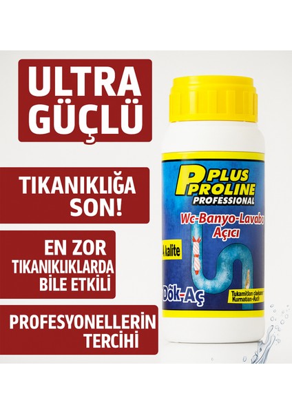 2 Adet 500 gr Dök- Aç Lavabo Açıcı – Toplam 1000 gr Güçlü Formül, Tıkanıklıklarına Çözüm indirimleri