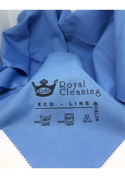Mikrofiber Temizlik- Cleaning. royal Cam Bezi (Mavi) Iz ve Toz Bırakmaz