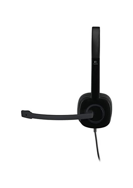 H151 Kablolu Stereo Kulak Üstü Mikrofonlu Kulaklık, 3.5 mm Jak Girişi, Kablo Üzeri Kontrol Özelliği, Siyah fiyatları