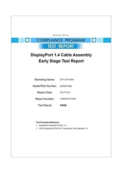 V1.4 Vesa Displayport Sertifikalı 32.40 Gbps Bandwith Hbr3 8k 60Hz, 4K 144Hz, 4K 120Hz, 4K 60Hz, 2k 240Hz, 2k 165Hz, 1080P 240Hz Destekli Hdr, Freesync, G-Sync Displayport Kablo fiyatları