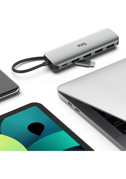 BX07HB Type-C Pd 4 Portlu USB 3.0 Dönüştürücü Hub Çoklayıcı Adaptör modelleri