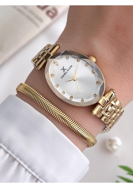 Çelik Kordon 3 Atm Suya Dayanıklı Özel Tasarım Kadın Kol Saat+Bileklik VS.BLKT.0436