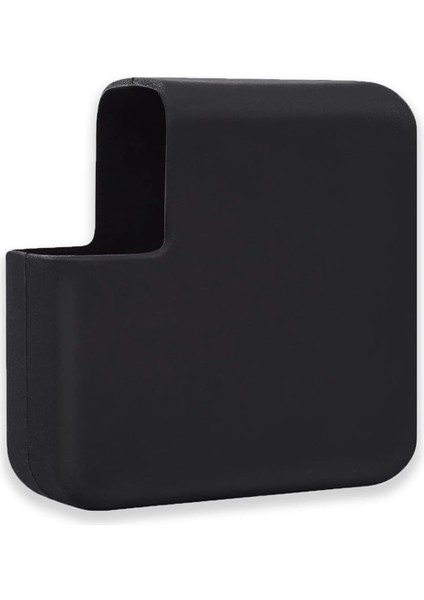 Type-C Şarj Aleti Silikon Kılıfı Macbook Pro Air Magsafe 1-2 60W Type-C 61W-65W-67W Uyumlu Siyah