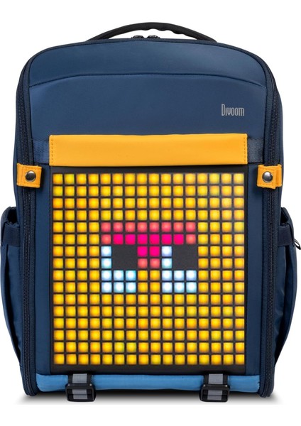 Backpack S Mavi Ledli Ekran App Kontrollü Akıllı Sırt Çantası