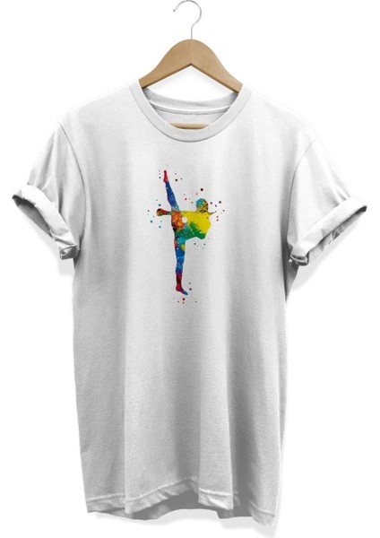 Karete Baskılı T-Shirt