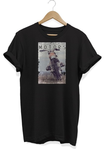 Motors Baskılı T-Shirt