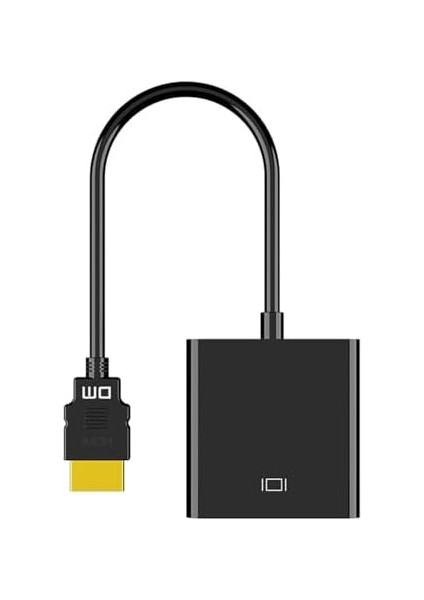 CHB020 HDMI To VGA Dişi Çevirici Adaptör Siyah modelleri
