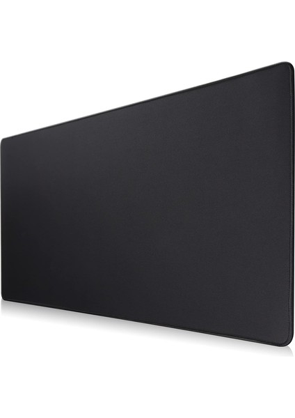 Büyük Oyun Mouse Pad 89,9 cm x 39,9 cm x 0,3 Cm, Premium Dokulu Kumaşlı Genişletilmiş Büyük Mouse Pad, Kaymaz Kauçuk Taban (SIYAH-9040)