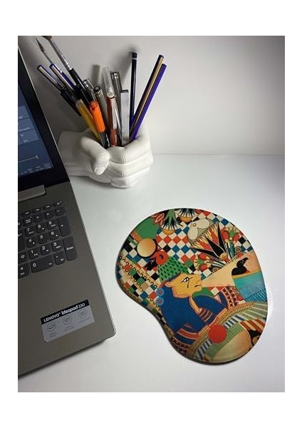 Baskılı Bilek Destekli Mouse Pad - Dünya Serisi