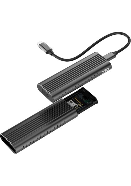 BX05HD Aluminyum Kasa Type-C 3.1 Gen2 To Pcıe Nvme M.2 SSD Disk Kutusu 2230 /2242 / 2260 / 2280 Ssd'ler ile Uyumlu