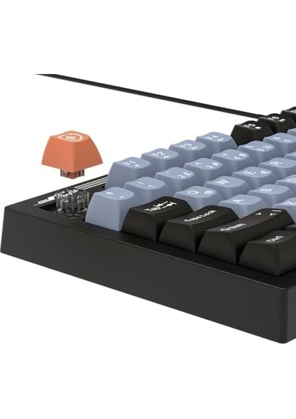 Kb-98 Sılent Siyah/gri/turuncu Sessiz Rainbow Q Membrane Oyuncu Klavyesi modelleri