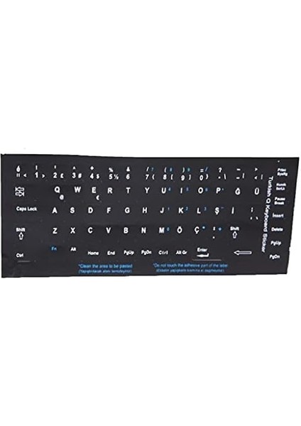 300164 Ingilizce Q Klavye Stıker